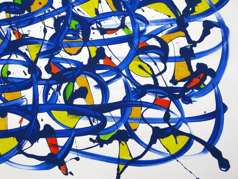 Dessin de STEPHANE RIME a pour titre NONAME D17 style abstrait dim : STEPHANE RIMEprix:150
