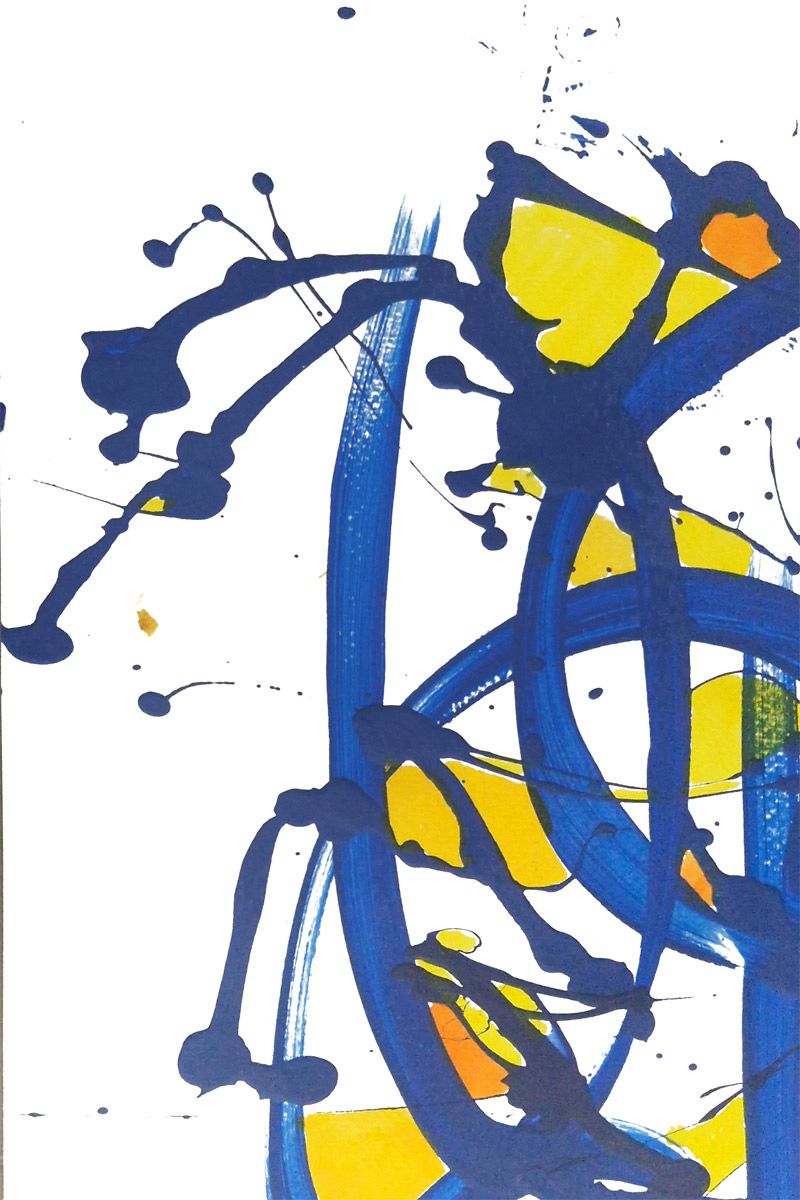 Dessin de STEPHANE RIME a pour titre Noname D26 style abstrait dim : STEPHANE RIMEprix:140