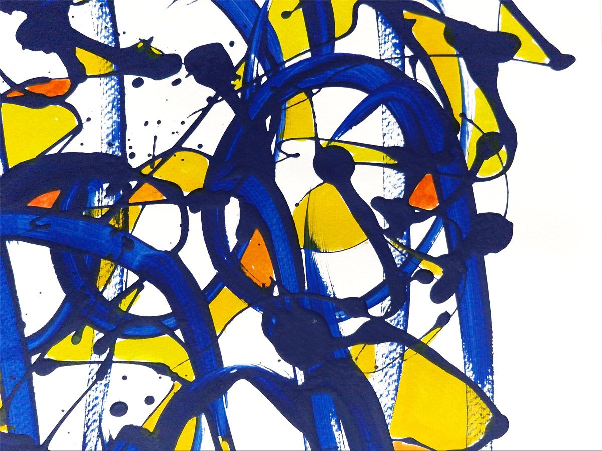 Dessin de STEPHANE RIME a pour titre Noname D57 style abstrait dim : STEPHANE RIMEprix:100