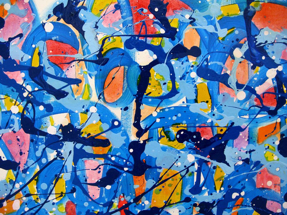 Tableau de STEPHANE RIME a pour titre NONAME D8 style abstrait dim : STEPHANE RIMEprix:400
