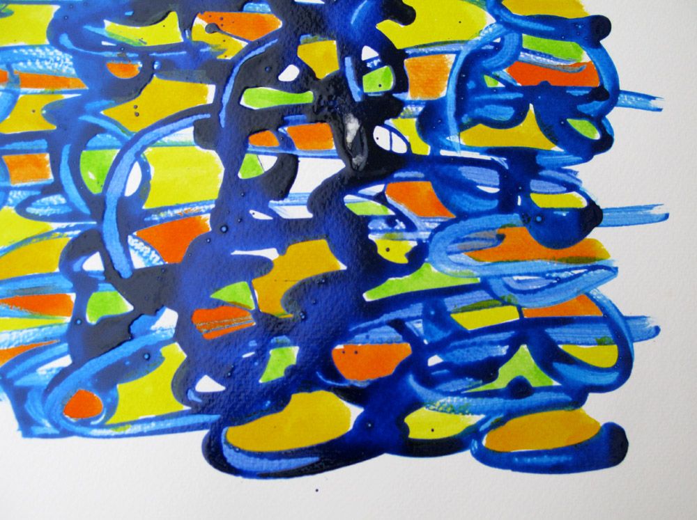 Dessin de STEPHANE RIME a pour titre noname D91 style abstrait dim : STEPHANE RIMEprix:70