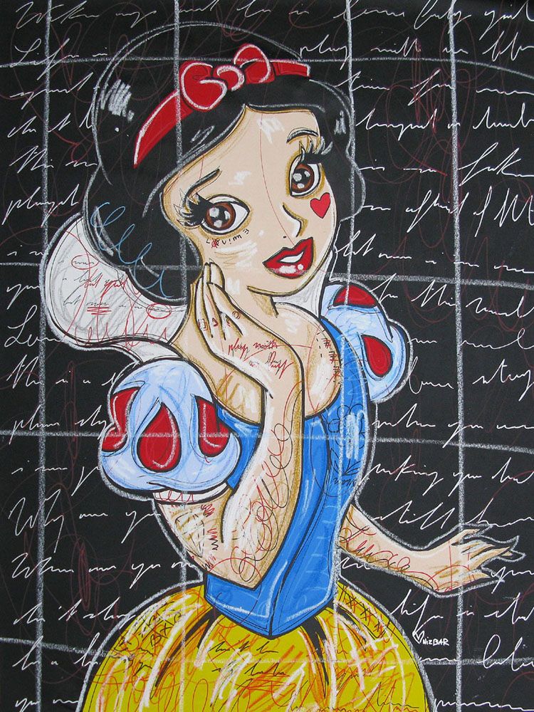 Tableau de ONIZBAR a pour titre SNOW style street pop art dim : ONIZBARprix:1600