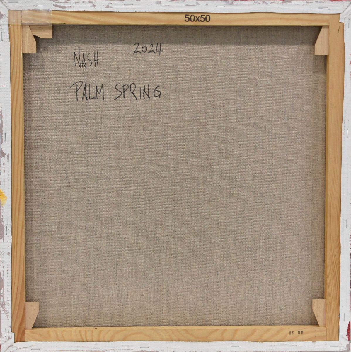 Tableau de NASH a pour titre Palm Spring style abstrait dim : NASHprix:300
