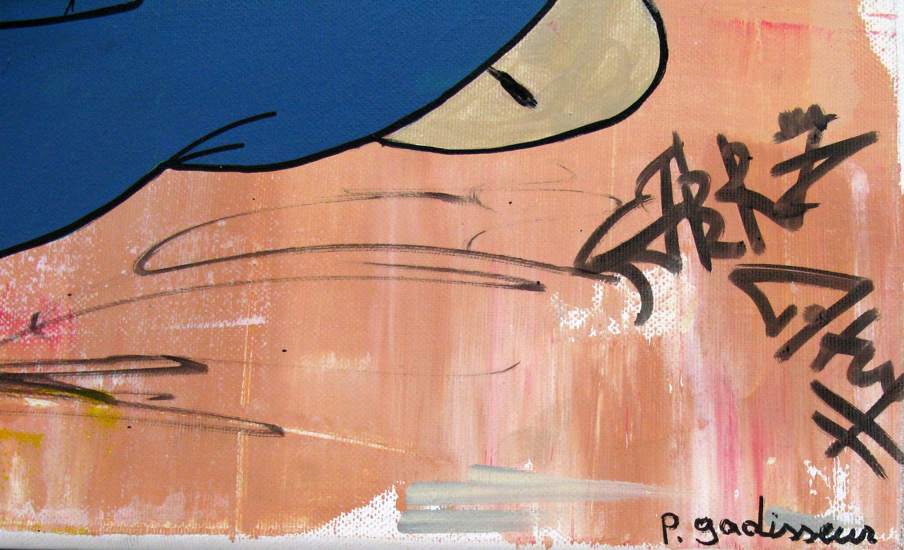 Tableau de PATRICIA GADISSEUR a pour titre ACDC style street pop art dim : PATRICIA GADISSEURprix: