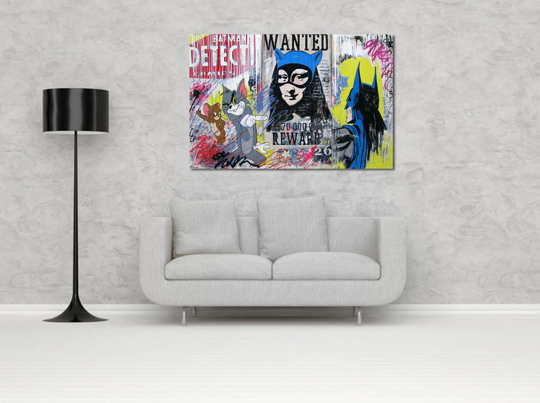 Tableau de PATRICIA GADISSEUR a pour titre WANTED style graphique dim : PATRICIA GADISSEURprix: