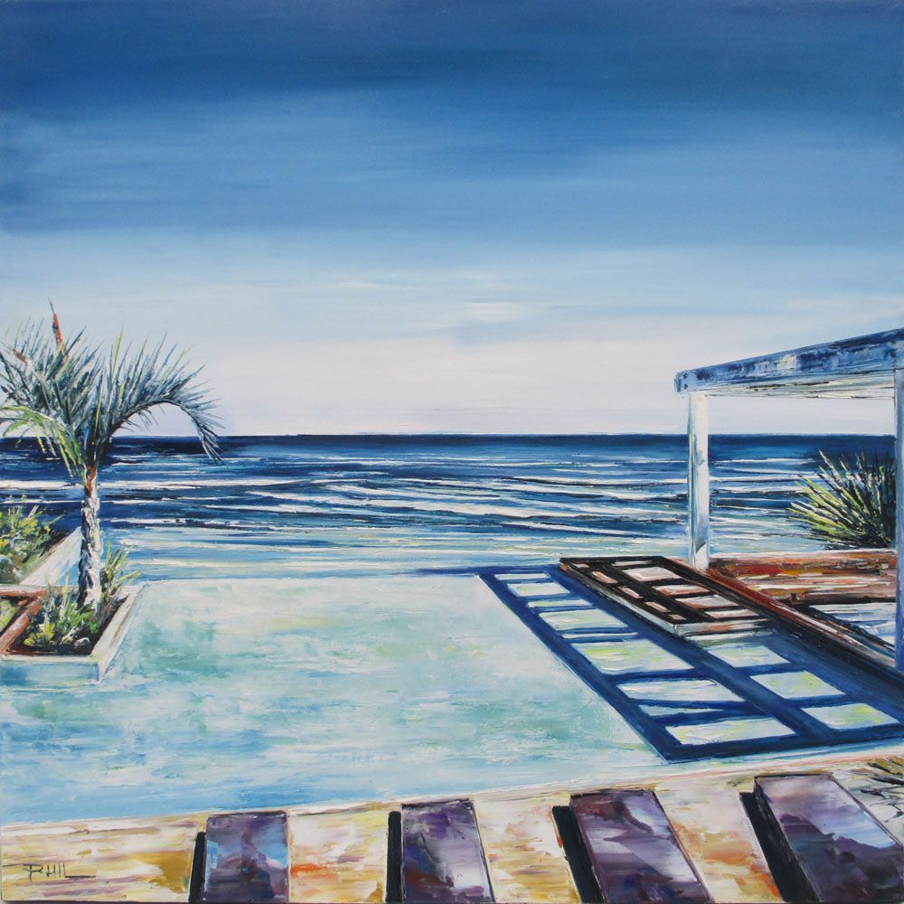 Tableau de PHIL a pour titre CALM MORNING style no dim : PHILprix:600