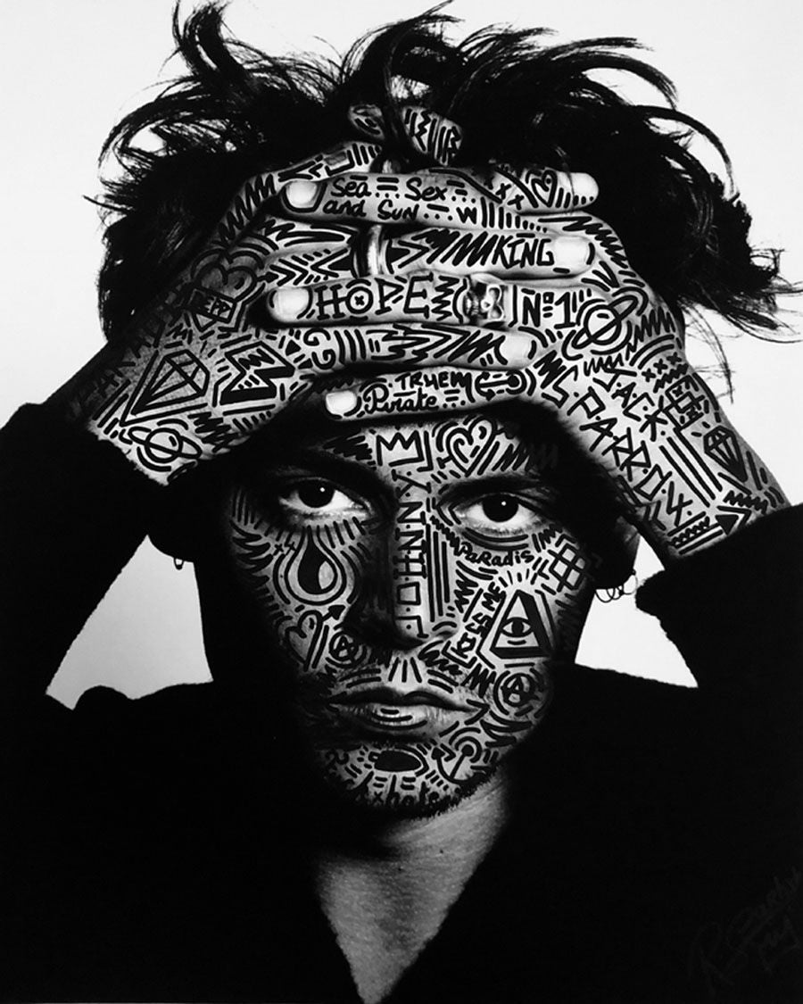 Photo de RS ARTIST a pour titre JOHNNY style street pop art dim : RS ARTISTprix:60