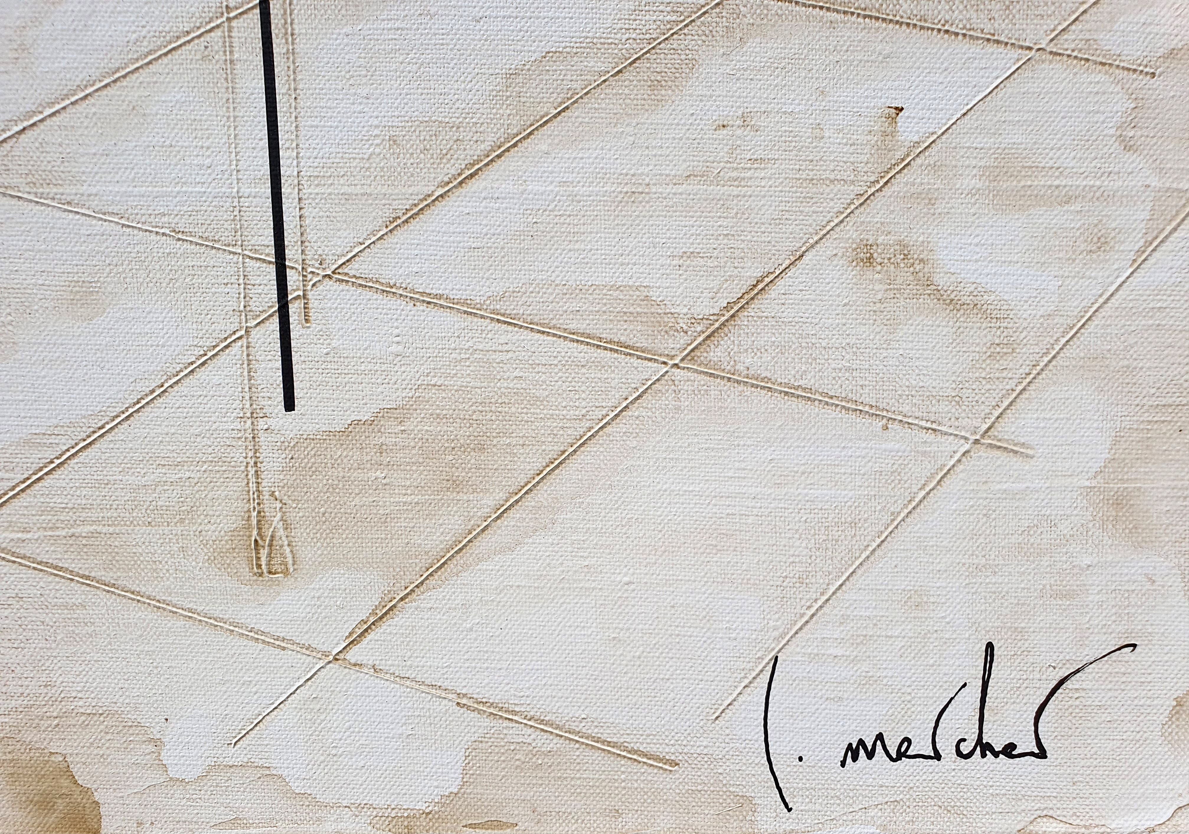 Tableau de LUDOVIC MERCHER a pour titre Plans style abstrait dim : LUDOVIC MERCHERprix:1000