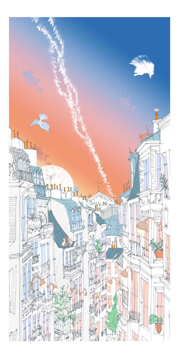 Editions d'art de JULIE ZEITLINE a pour titre Paris - Montmartre style figuratif dim : JULIE ZEITLINEprix:65