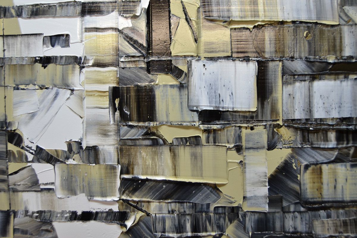 Tableau de ALAIN BECANNE a pour titre PEINTURE Janvier 2023-06 style abstrait dim : ALAIN BECANNEprix:1500