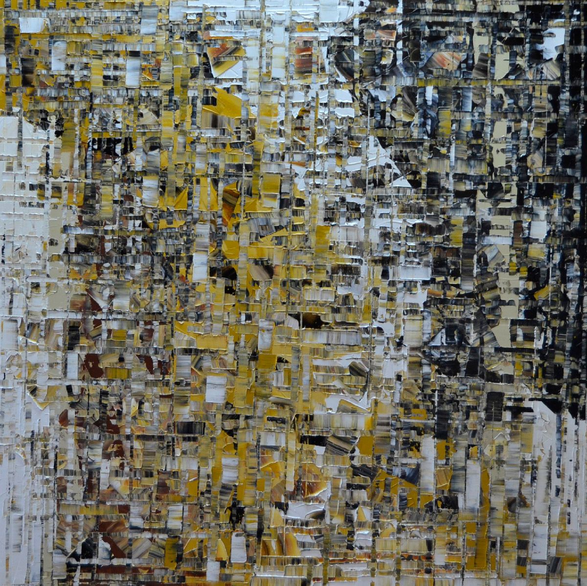 Tableau de ALAIN BECANNE a pour titre PEINTURE ABSTRAITE 02-2024-13 style abstrait dim : ALAIN BECANNEprix:1200