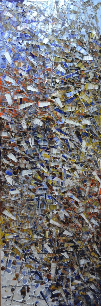 Tableau de ALAIN BECANNE a pour titre PEINTURE 06-2023-52 style abstrait dim : ALAIN BECANNEprix:950