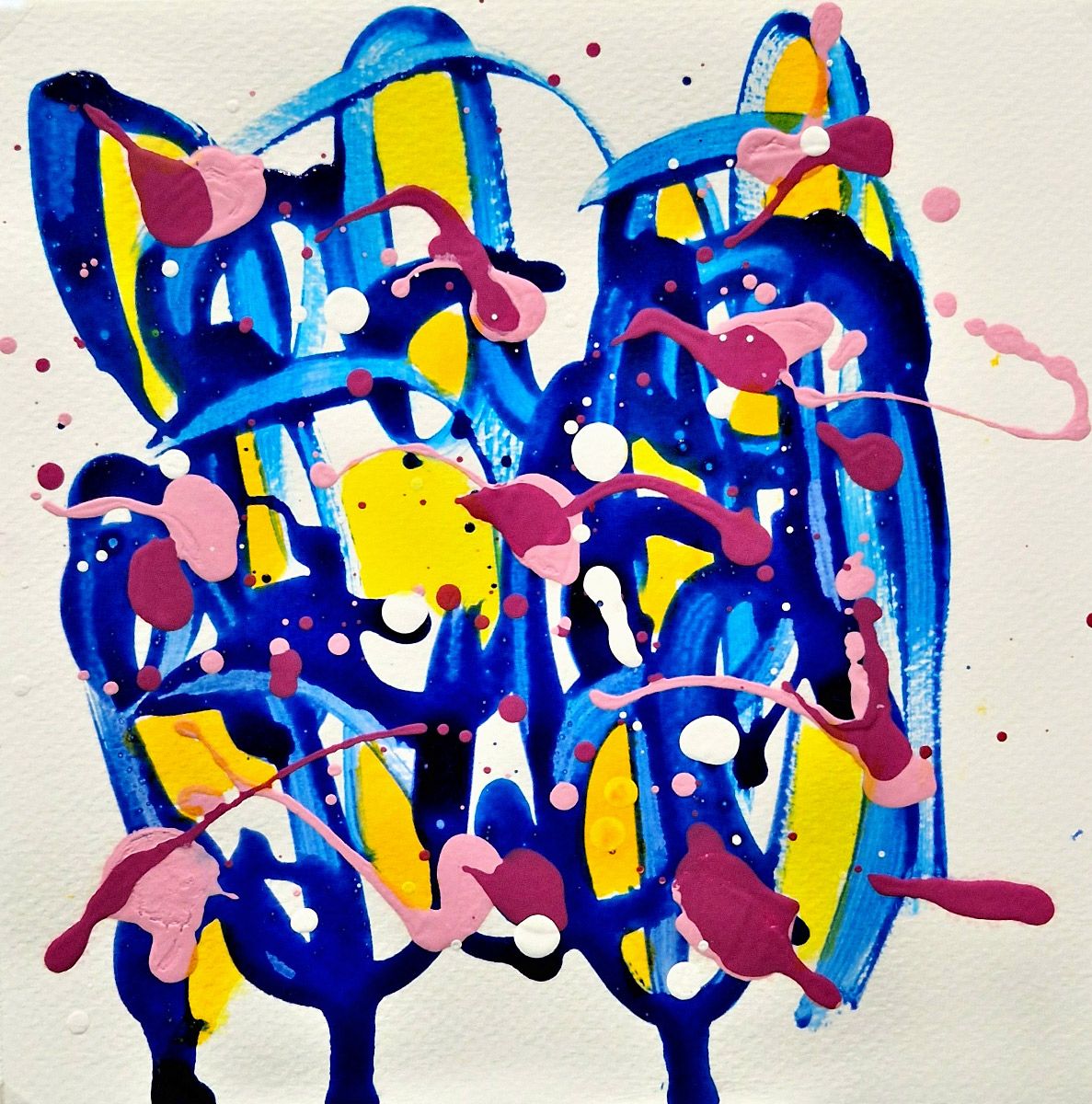 Dessin de STEPHANE RIME a pour titre noname D186 style abstrait dim : STEPHANE RIMEprix:50