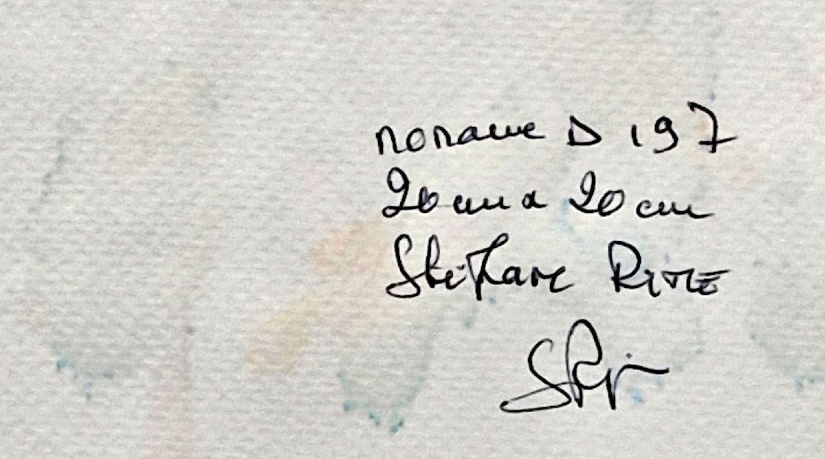 Dessin de STEPHANE RIME a pour titre noname D197 style abstrait dim : STEPHANE RIMEprix:50