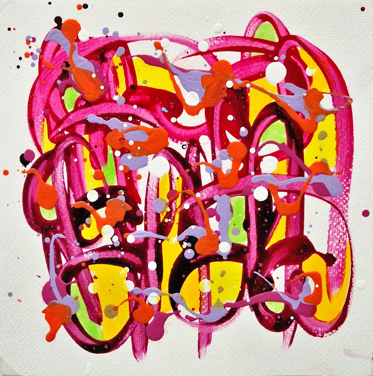 Dessin de STEPHANE RIME a pour titre noname D202 style abstrait dim : STEPHANE RIMEprix:50