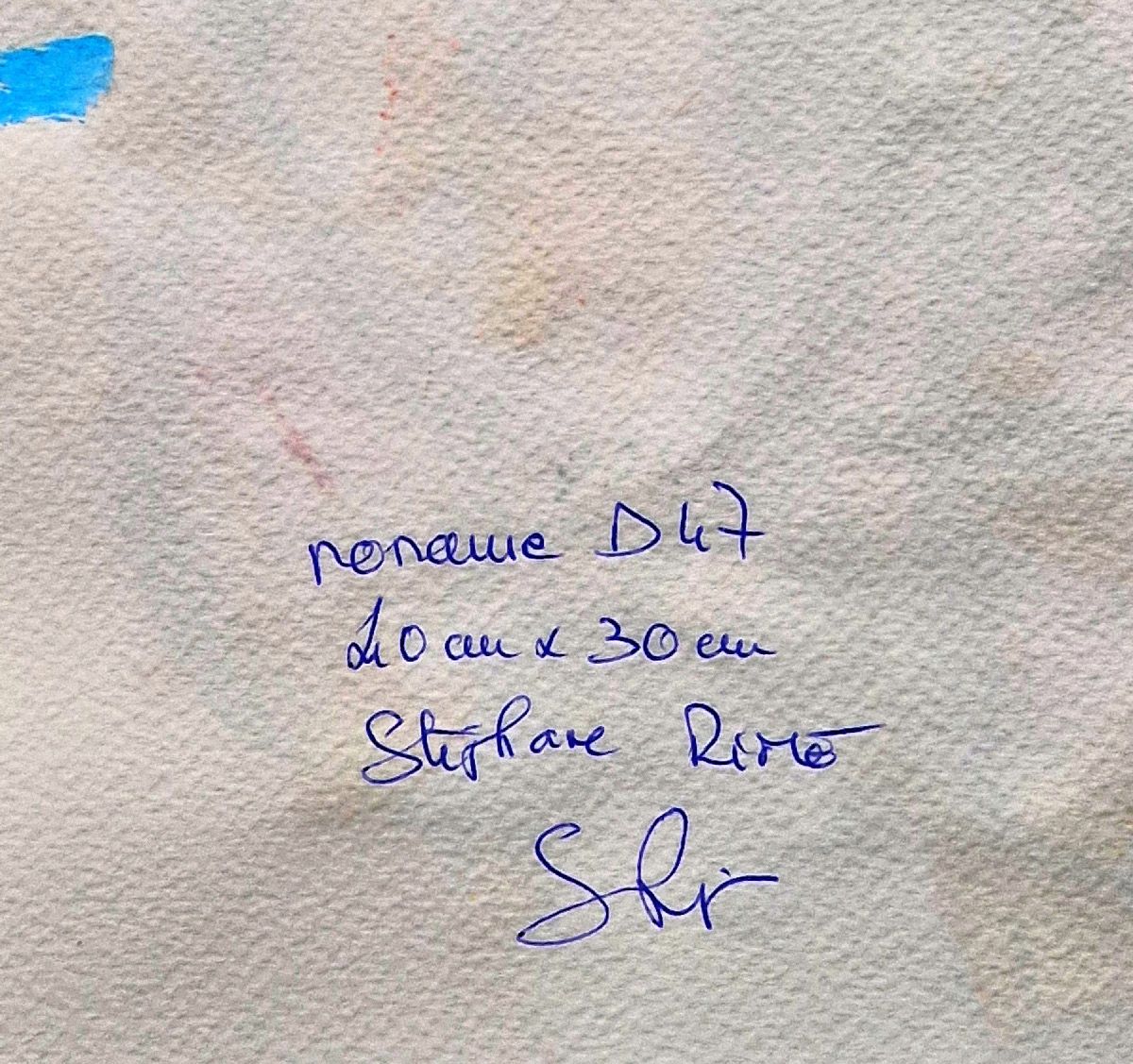 Dessin de STEPHANE RIME a pour titre noname D47 style abstrait dim : STEPHANE RIMEprix:70