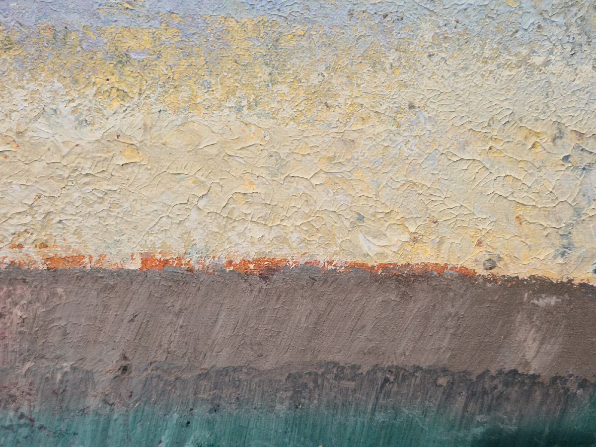Tableau de N MAFFRE a pour titre La plaine 1 style figuratif dim : N MAFFREprix:700
