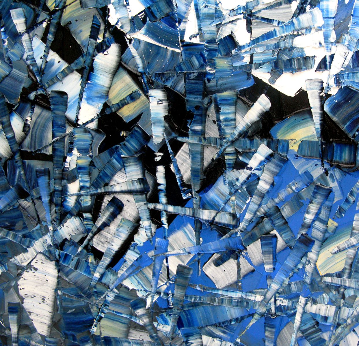 Tableau de ALAIN BECANNE a pour titre Peinture abstraite 08-2025-42 style abstrait dim : ALAIN BECANNEprix:750