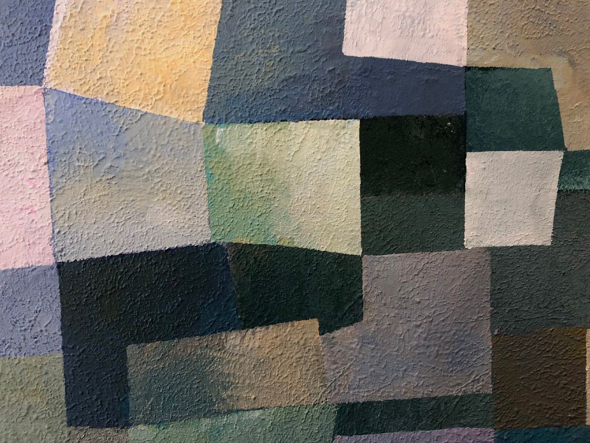 Tableau de N MAFFRE a pour titre Blue Moon style abstrait dim : N MAFFREprix:1800