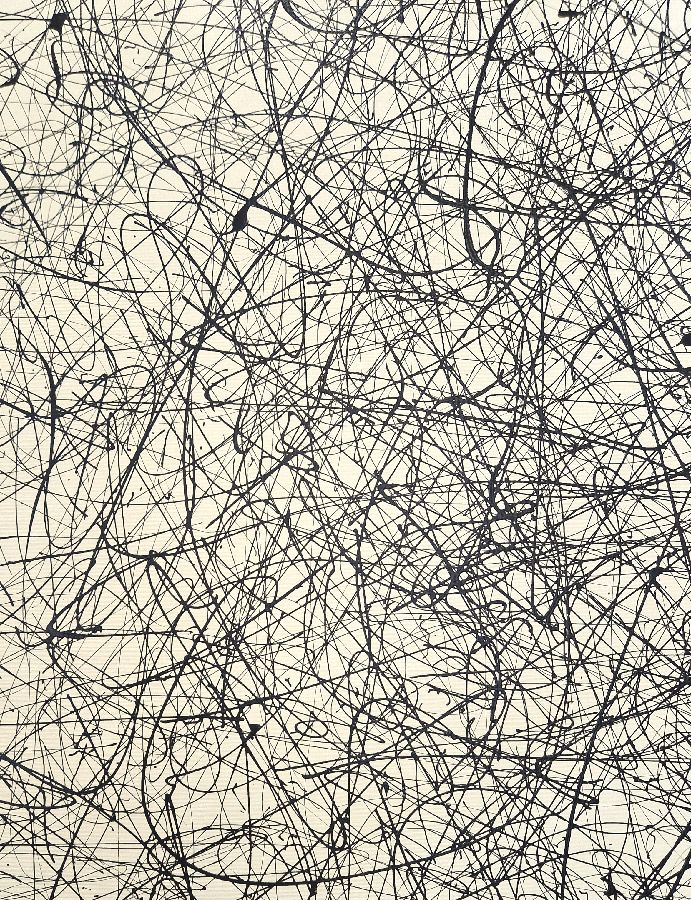 Tableau de NASH a pour titre Film style abstrait dim : NASHprix:2500