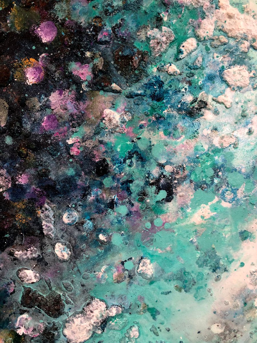 Tableau de Philippe Boliviera a pour titre Milos style abstrait dim : Philippe Bolivieraprix:550