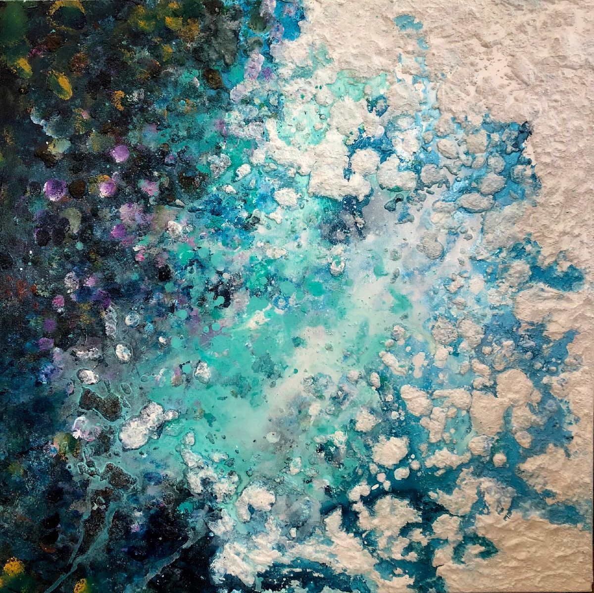 Tableau de Philippe Boliviera a pour titre Milos style abstrait dim : Philippe Bolivieraprix:550