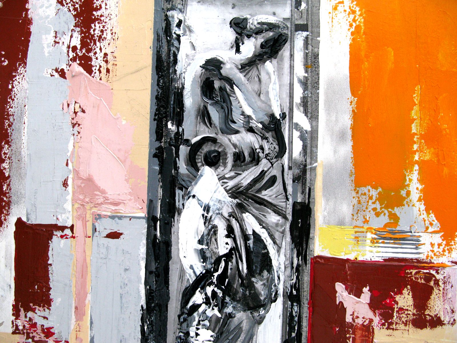 Tableau de FARID AMRAR a pour titre Pergola style abstrait dim : FARID AMRARprix:700