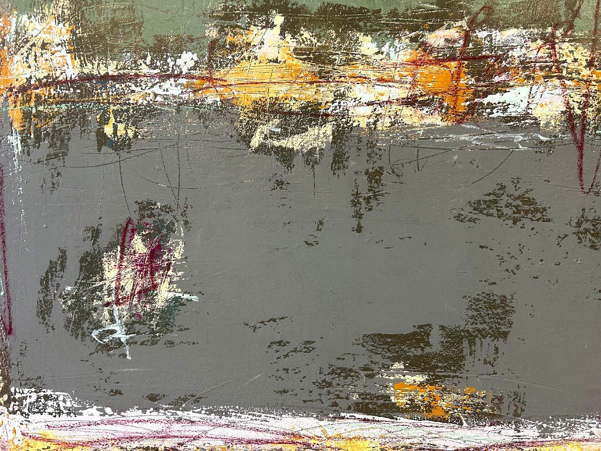 Tableau de TANIA CARRARA a pour titre Nuances cyprès style abstrait dim : TANIA CARRARAprix:950