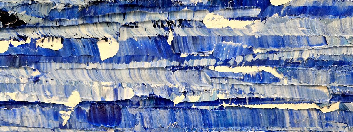 Tableau de ALAIN BECANNE a pour titre Peinture 02-2025-17 style abstrait dim : ALAIN BECANNEprix:900