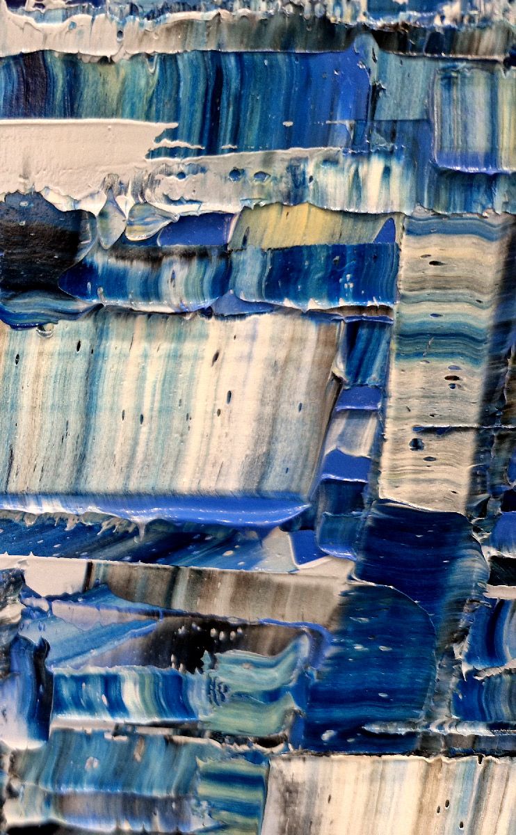 Tableau de ALAIN BECANNE a pour titre Peinture 05-2025-37 style abstrait dim : ALAIN BECANNEprix:650