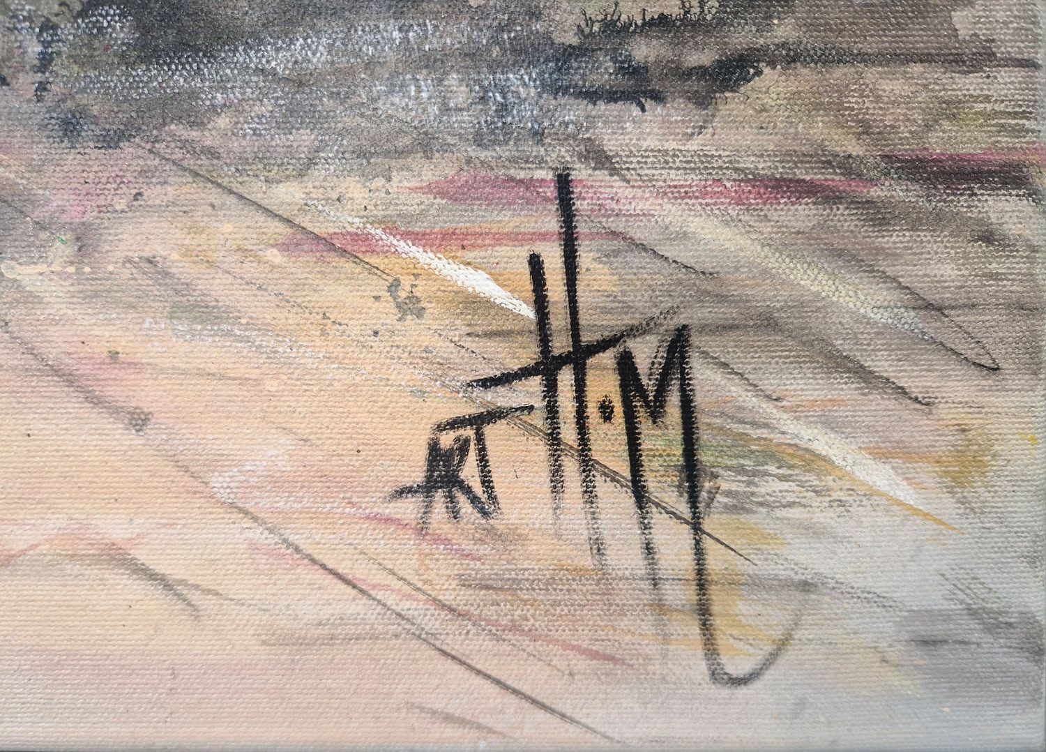 Tableau de ART HM a pour titre Eléphant style street art dim : ART HMprix:950