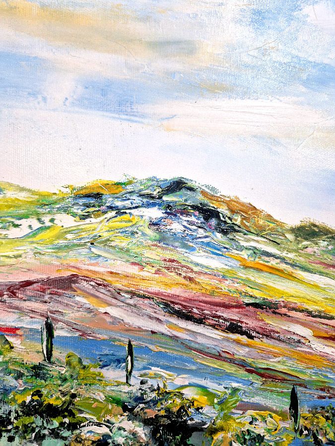 Tableau de PHIL a pour titre Diptyque - Provence 1 et 2 style figuratif dim : PHILprix:450