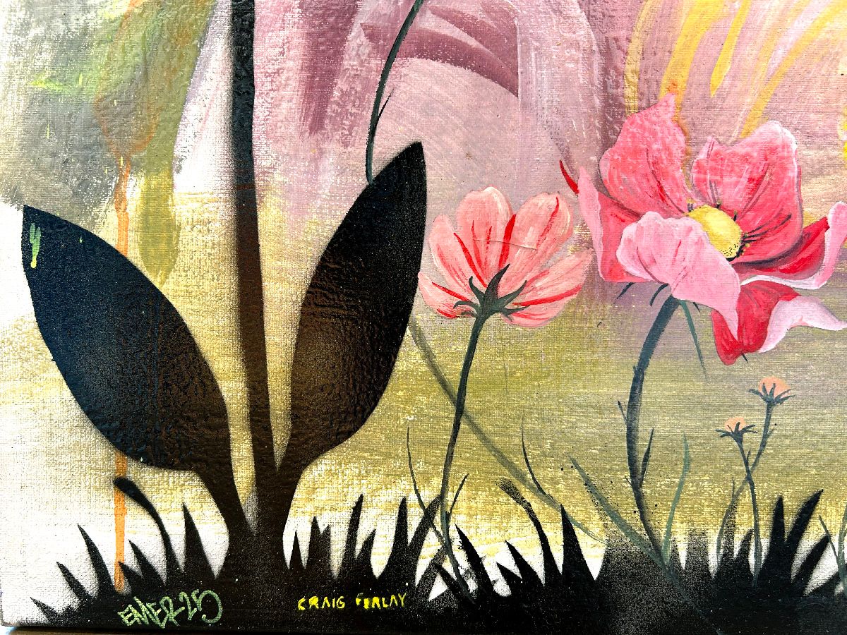 Tableau de Craig & Emer a pour titre Chapeau style graffiti, street art dim : Craig & Emerprix:900