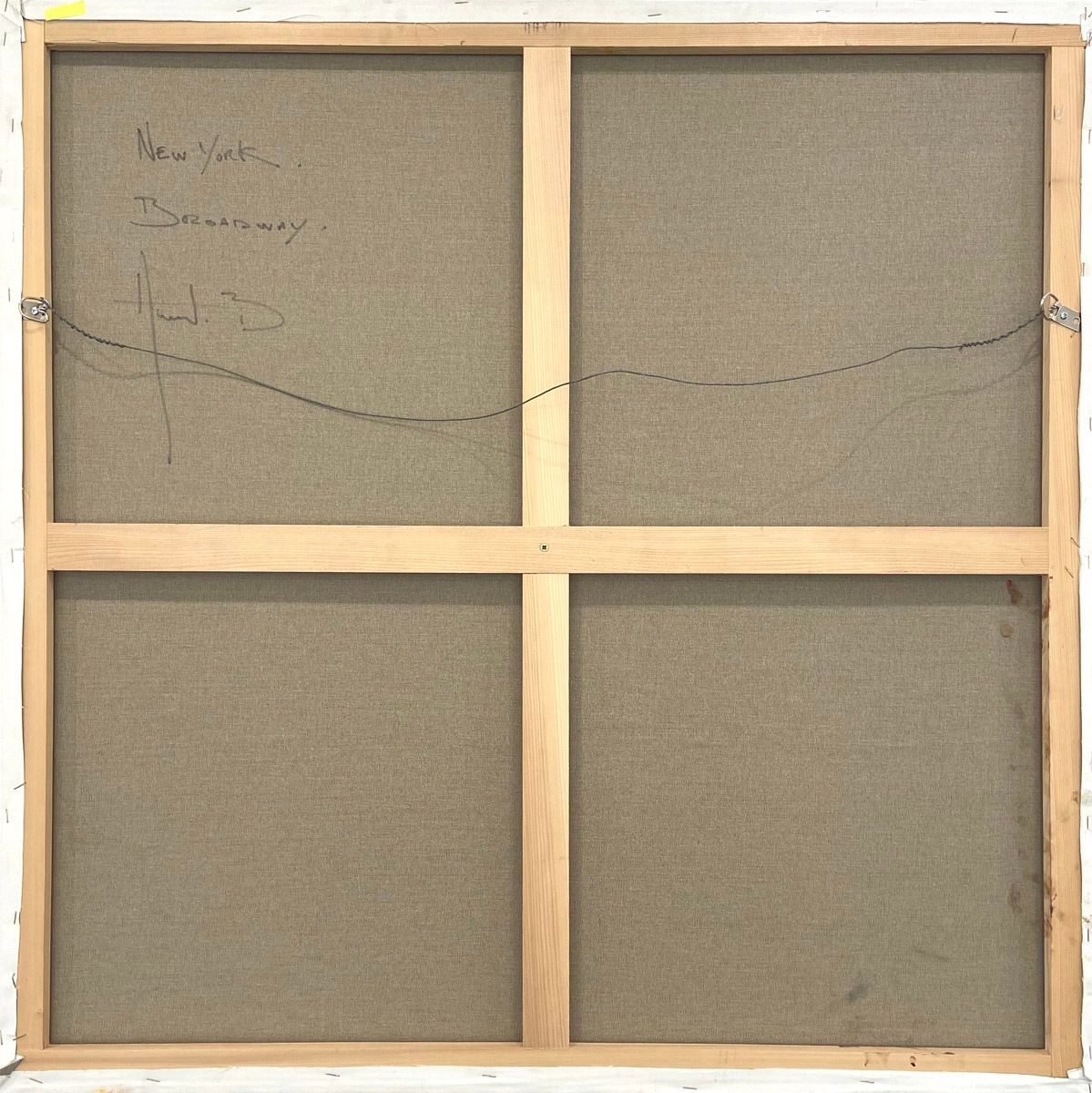 Tableau de BENOIT HAVARD a pour titre New-York Broadway style abstrait dim : BENOIT HAVARDprix:2500