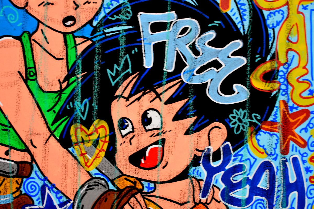 Tableau de RICO SAB a pour titre SO KULT style graphique dim : RICO SABprix:600