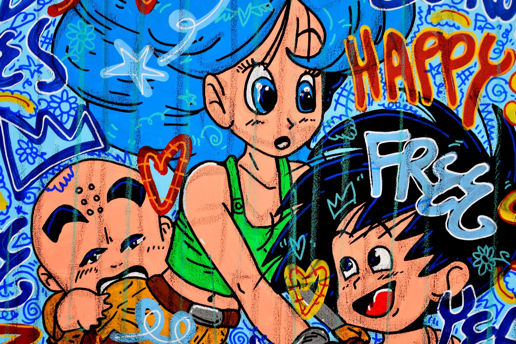 Tableau de RICO SAB a pour titre SO KULT style graphique dim : RICO SABprix:600