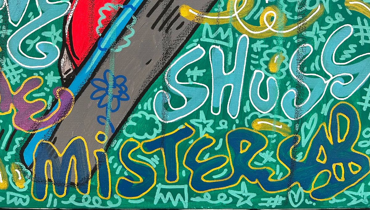 Tableau de RICO SAB a pour titre Schuss Garfield style street pop art, street art dim : RICO SABprix:600