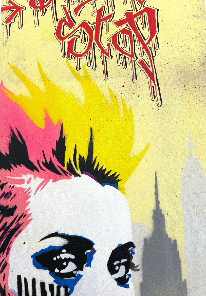 Tableau de Craig & Emer a pour titre Don't stop style graffiti, street art dim : Craig & Emerprix:250