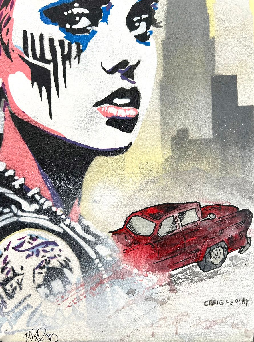 Tableau de Craig & Emer a pour titre Don't stop style graffiti, street art dim : Craig & Emerprix:250