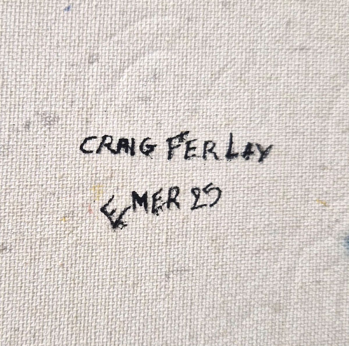 Tableau de Craig & Emer a pour titre Souvenir style graffiti, street art dim : Craig & Emerprix:390