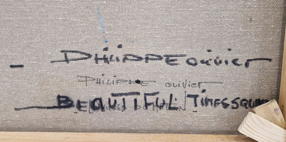 Tableau de PHIL a pour titre Beautiful Times Square style figuratif dim : PHILprix:300