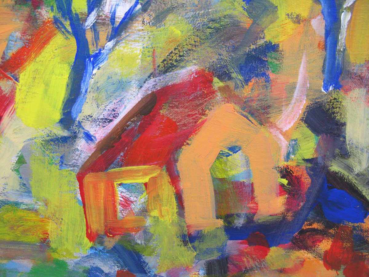 Tableau de IVAN TZONEV a pour titre Pontoise-3 style figuratif dim : IVAN TZONEVprix:300