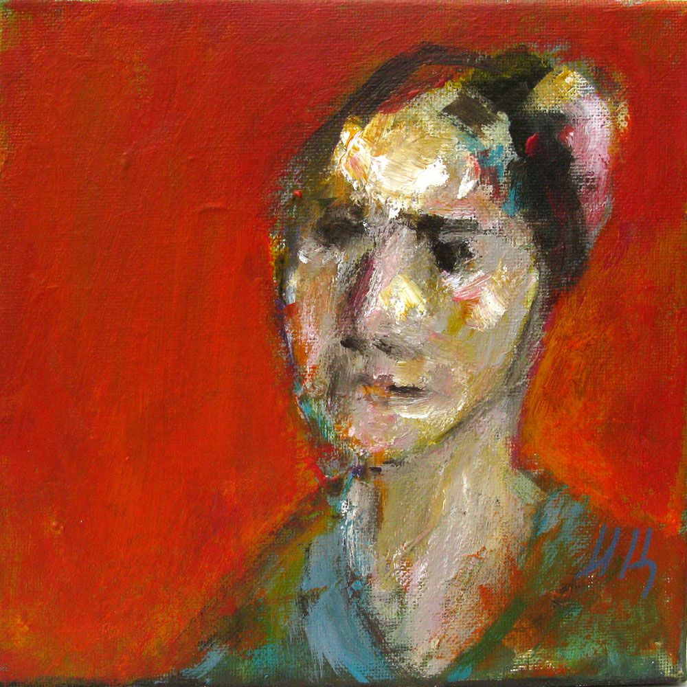 Tableau de IVAN TZONEV a pour titre Tête - 7 style figuratif dim : IVAN TZONEVprix:80