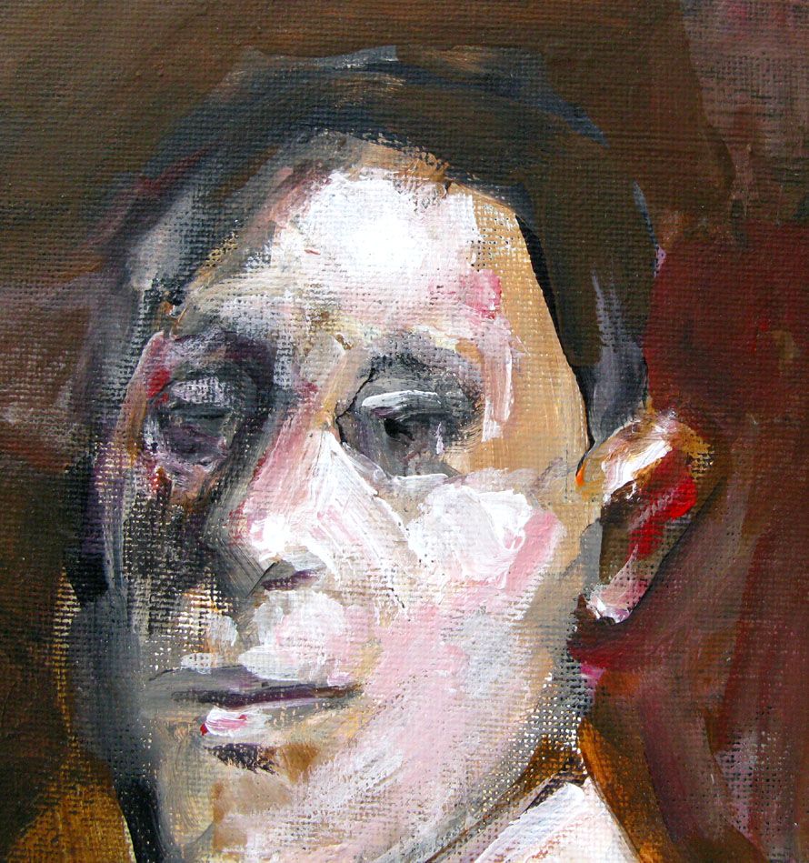 Tableau de IVAN TZONEV a pour titre Tête - A1 style figuratif dim : IVAN TZONEVprix:80
