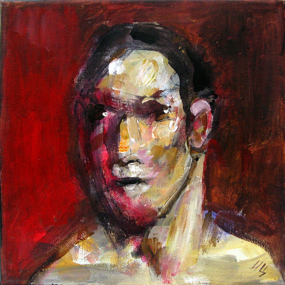 Tableau de IVAN TZONEV a pour titre Tête - C style figuratif dim : IVAN TZONEVprix:80