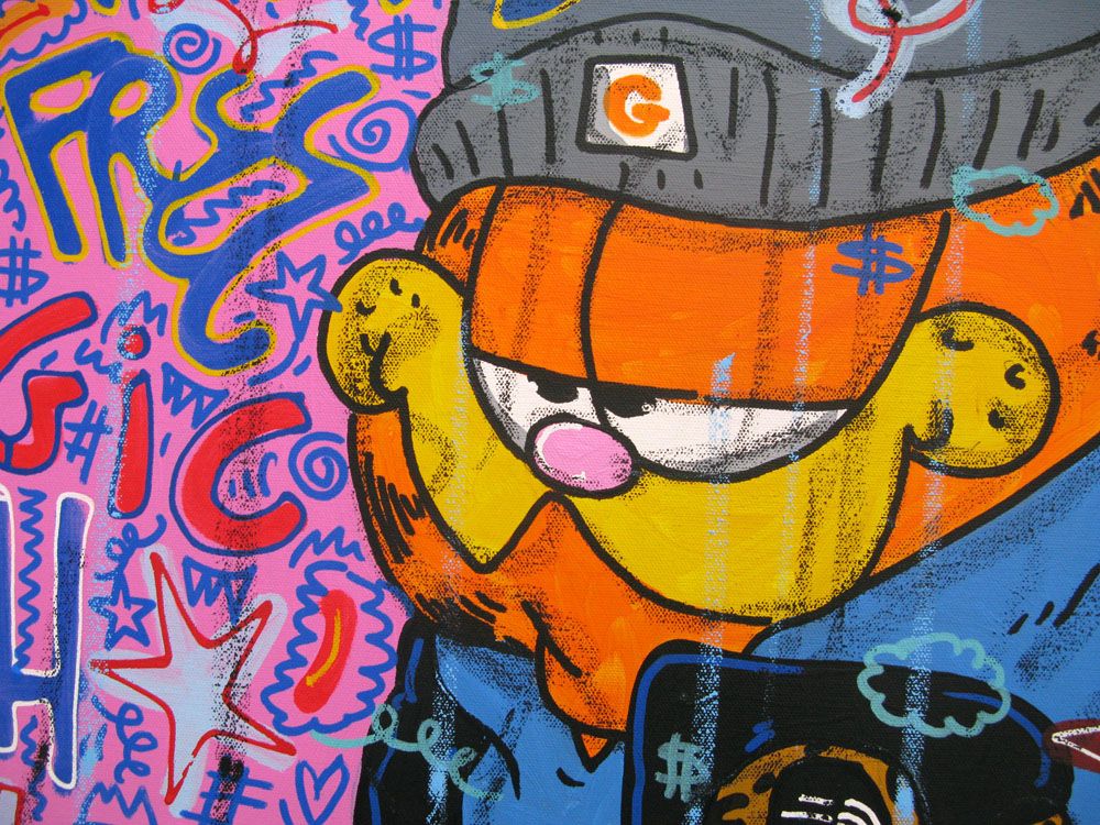 Tableau de RICO SAB a pour titre KEEP KALM BE SUPREME style graphique dim : RICO SABprix:600