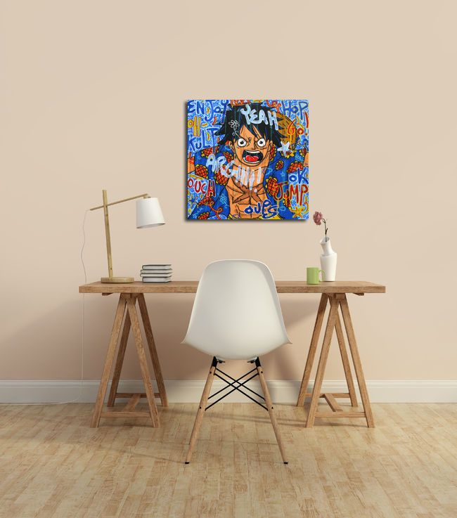 Tableau de RICO SAB a pour titre OUPS style graphique dim : RICO SABprix:320