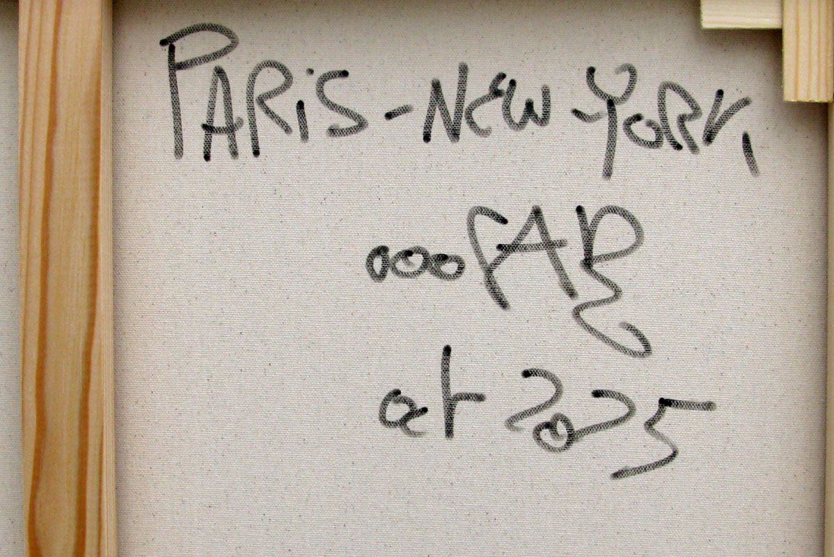Tableau de RICO SAB a pour titre Paris New york style street pop art, street art dim : RICO SABprix:800