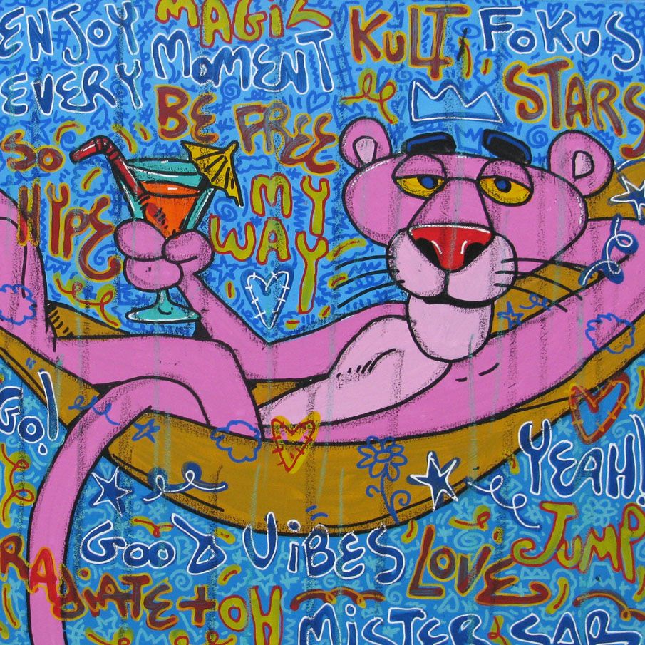Tableau de RICO SAB a pour titre Relax style street pop art dim : RICO SABprix:450