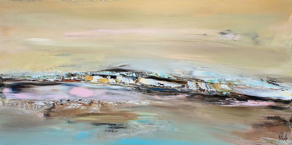 Tableau de RUELLE NICOLAS a pour titre DREAMSCAPE style abstrait dim : RUELLE NICOLASprix:800